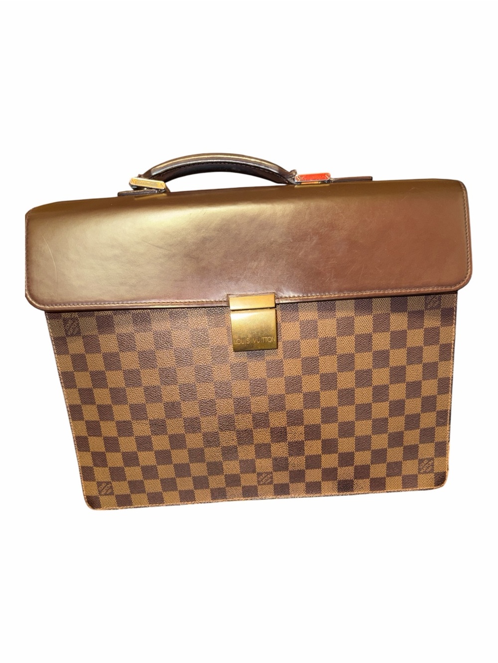 Louis Vuitton Vintage Damier Ebene Altona GM Briefcase Bag